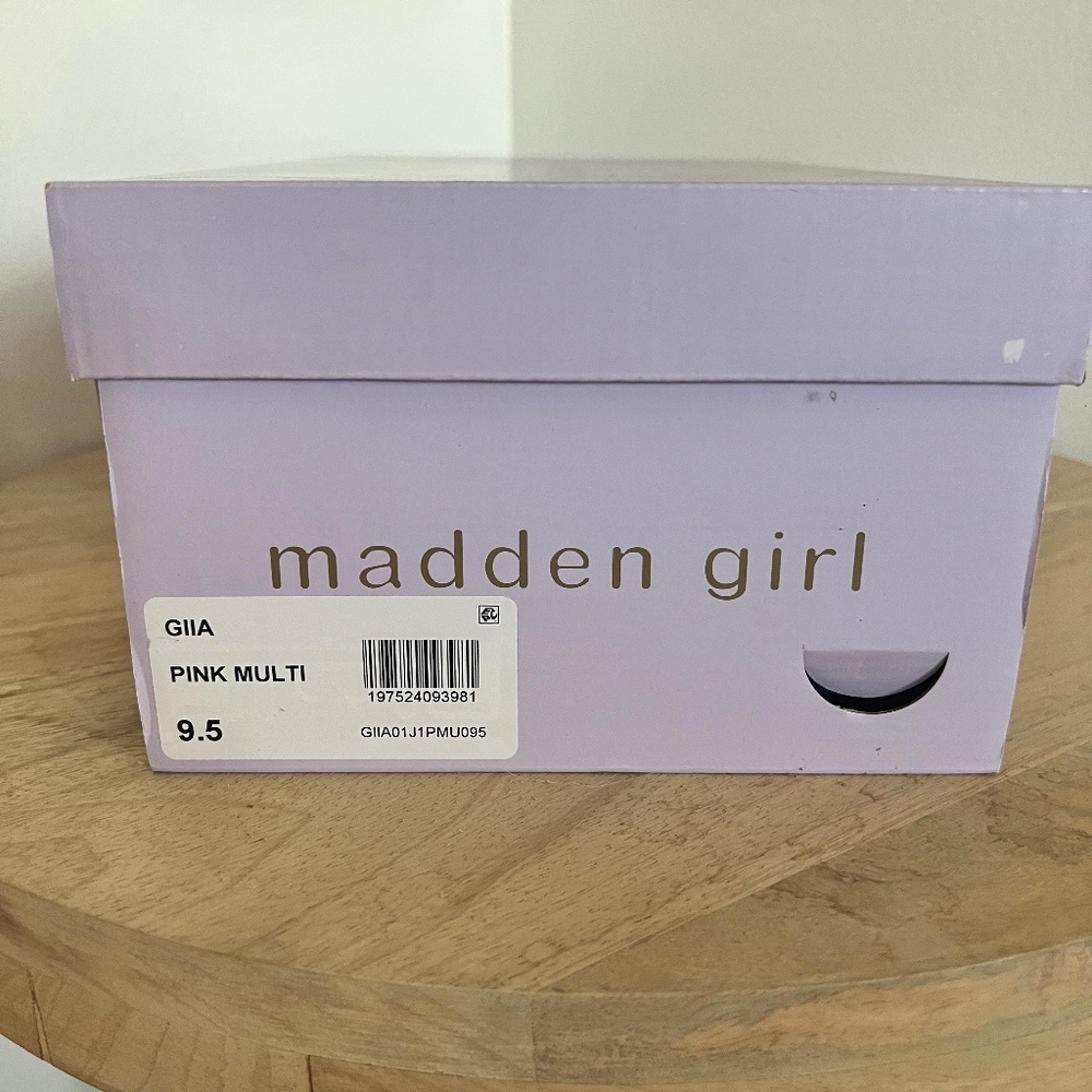 Madden Girl Pink Sneakers Size 9.5
